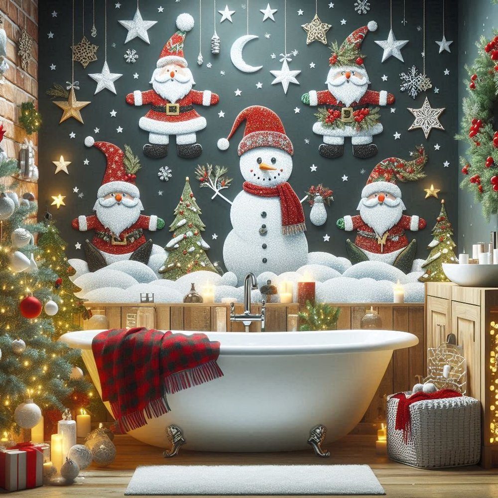 15 Christmas Bathroom Decor Ideas for Festive Cheer