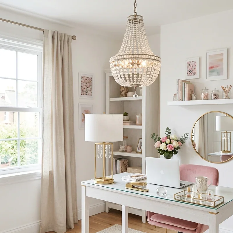 Girly Home Office Ideas