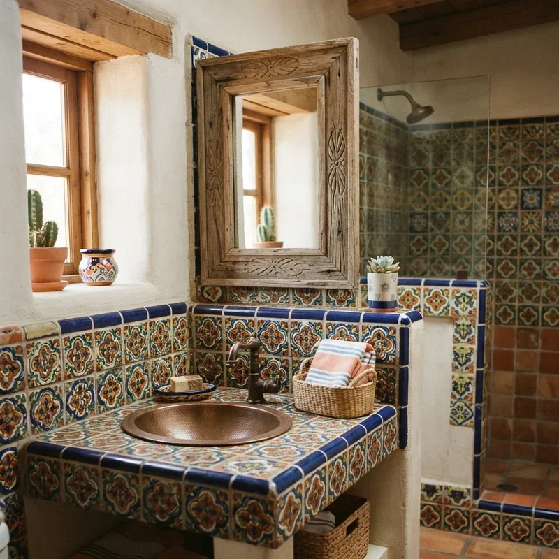 Mexican Tile Bathroom Ideas