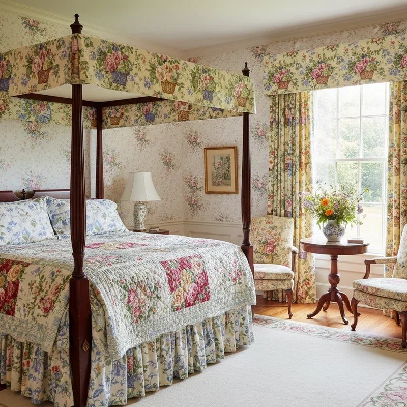 Vintage Floral Bedroom Ideas