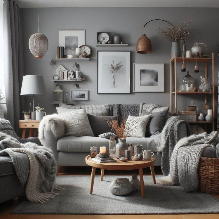 15 Cosy Grey Living Room Ideas for a Warm Ambience
