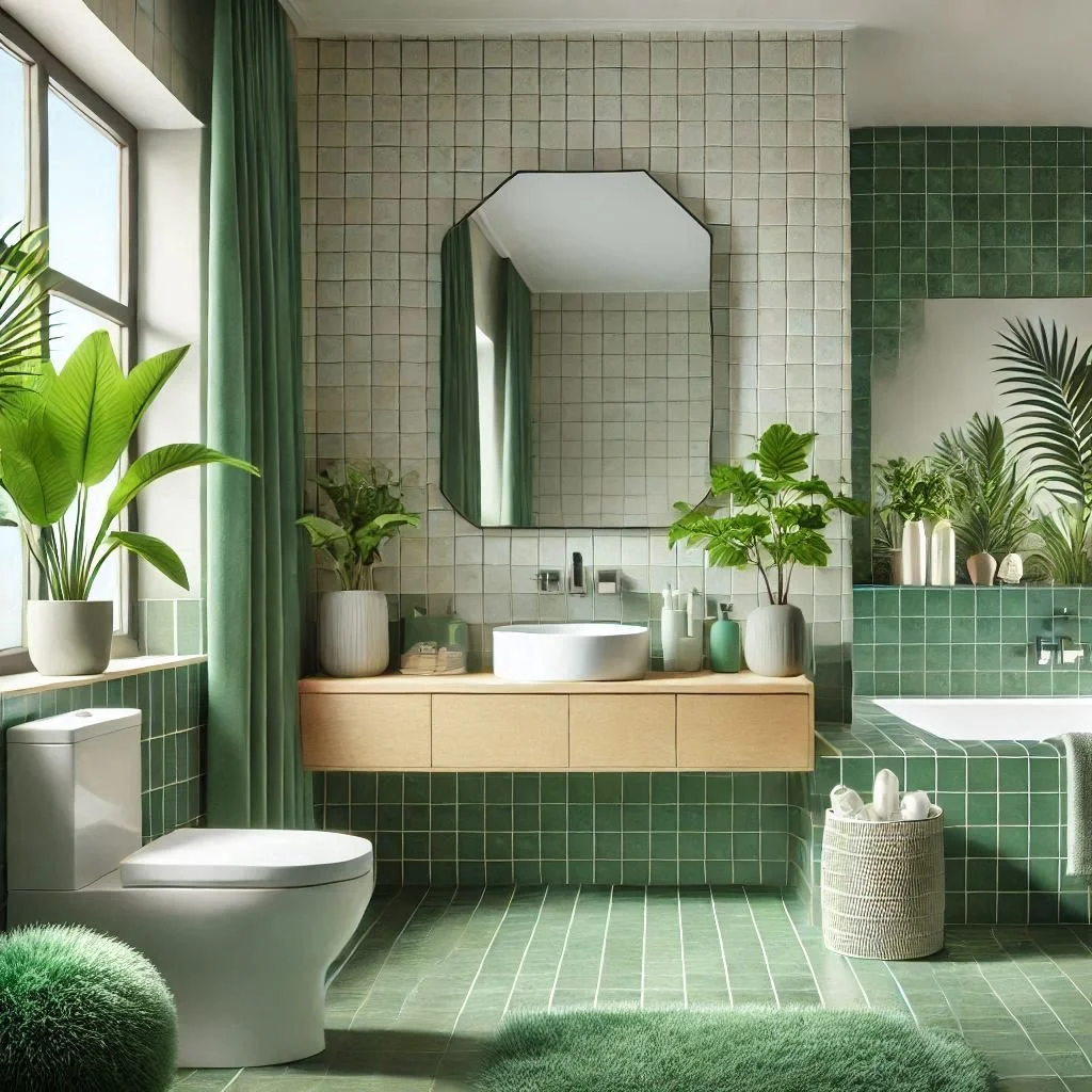 15 Green Bathroom Ideas for a Fresh, Natural Look