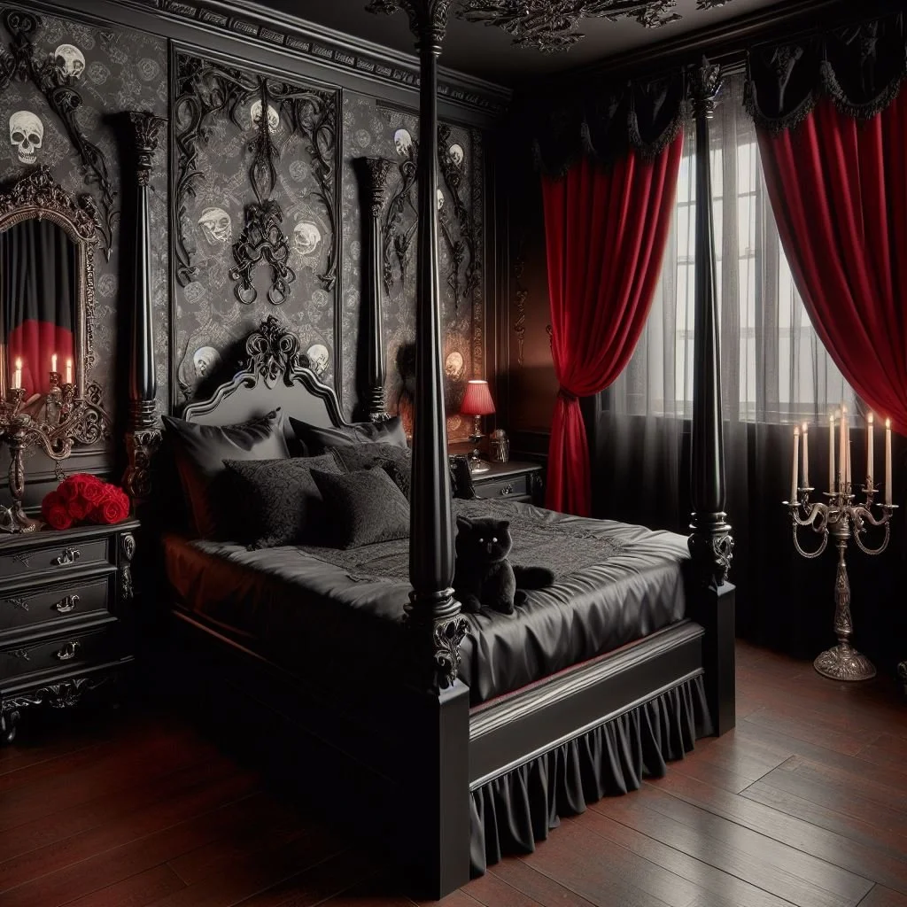 15 Captivating Gothic Bedroom Ideas for Dark Elegance