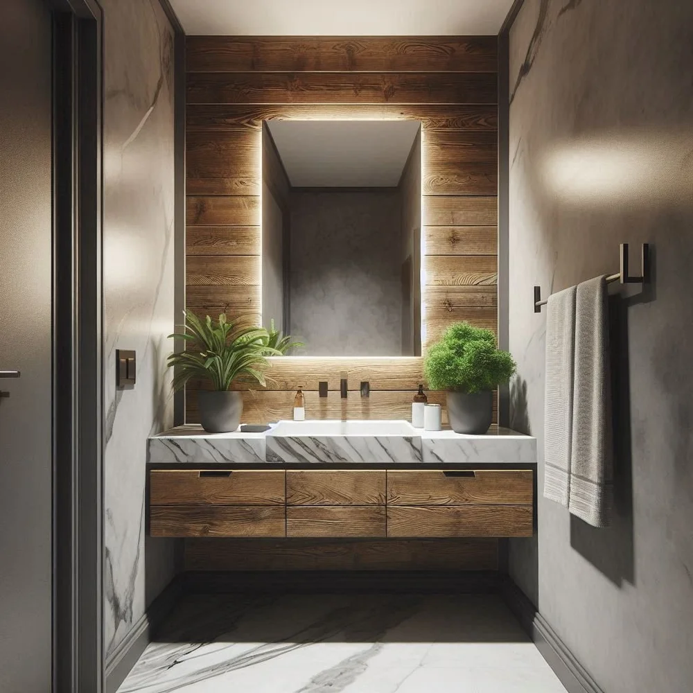 15 Narrow Small Powder Room Ideas for Tight Spaces