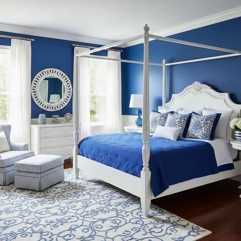Royal Blue Bedroom Ideas