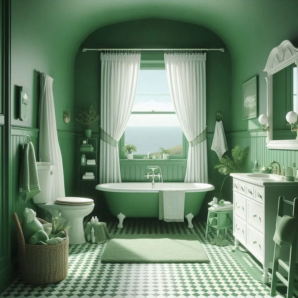 15 Green Bathroom Ideas for a Fresh, Natural Look