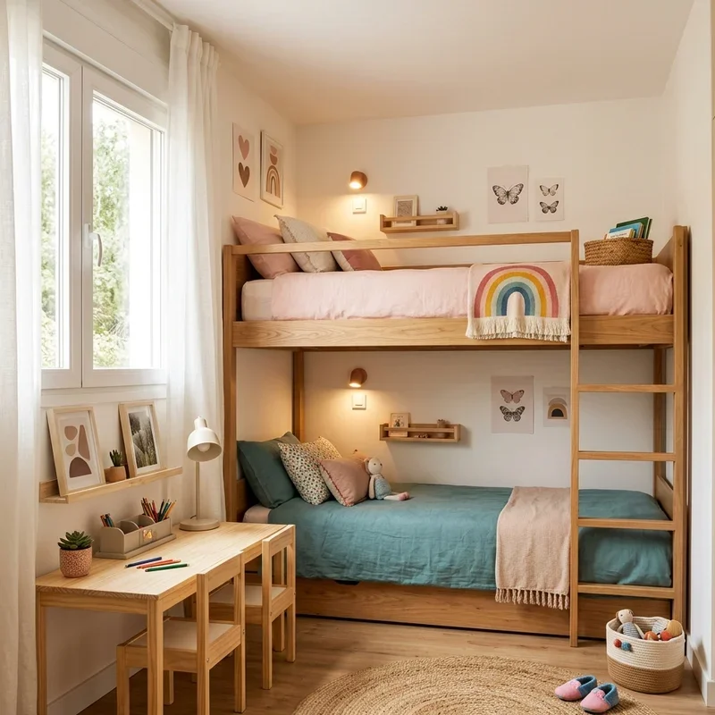 Small Bedroom Ideas for Two Sisters