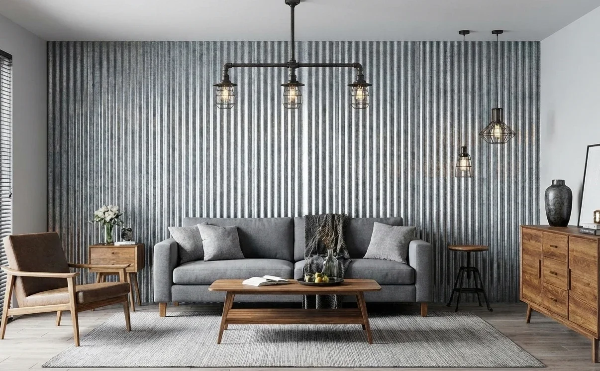 Eco-Friendly Solutions: Interior Corrugated Panels