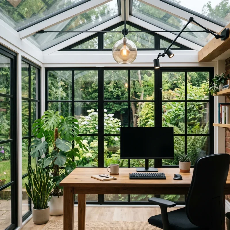 Sun Room Office Ideas
