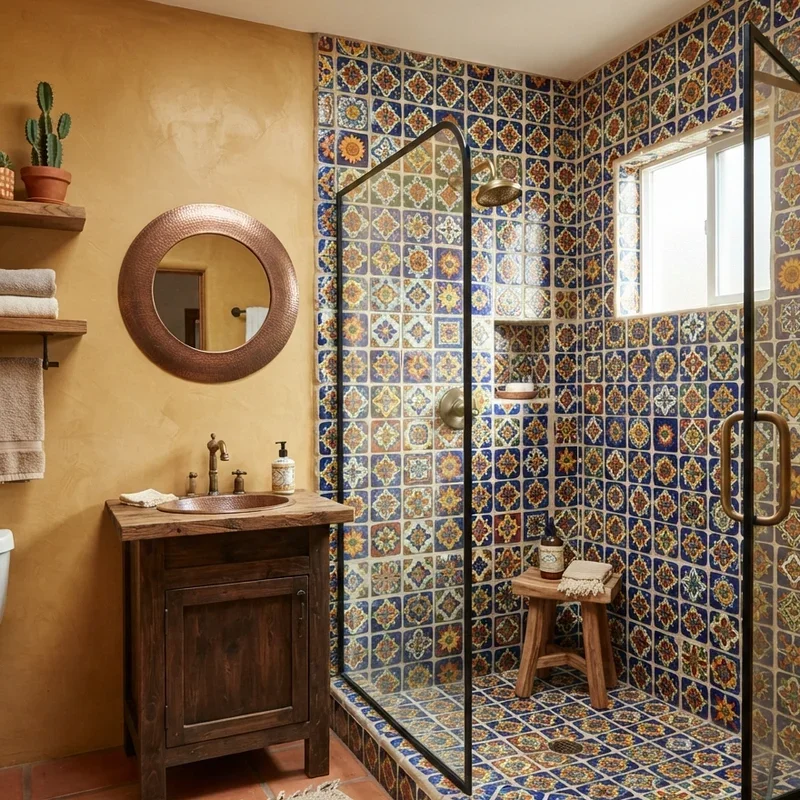 Mexican Tile Bathroom Ideas