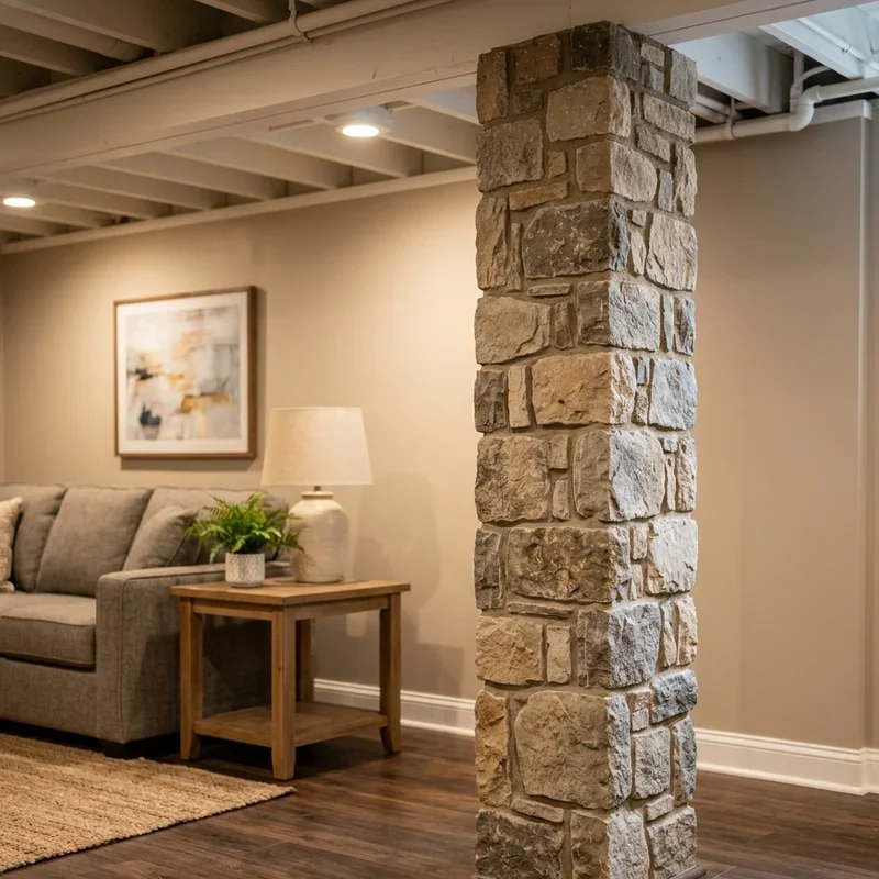 Basement Pole Ideas