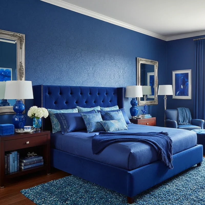 Royal Blue Bedroom Ideas