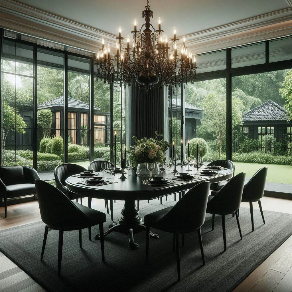 15 Stylish Black Dining Room Ideas for Elegance