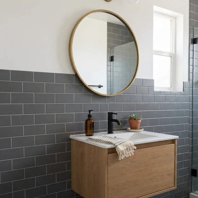 Grey Bathroom Tile Paint Ideas