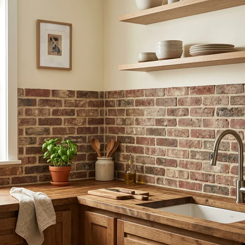 Brick Kitchen Backsplash Ideas
