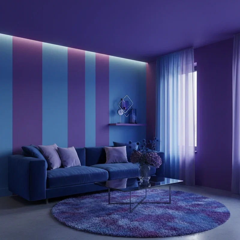 Blue and Purple Room Ideas