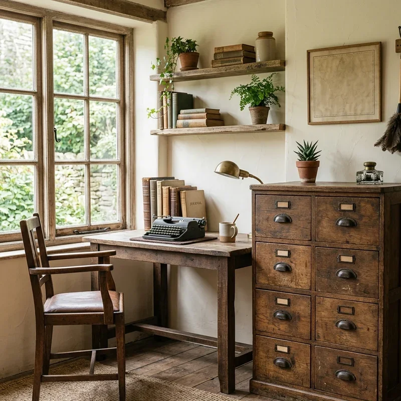 Small Rustic Office Ideas