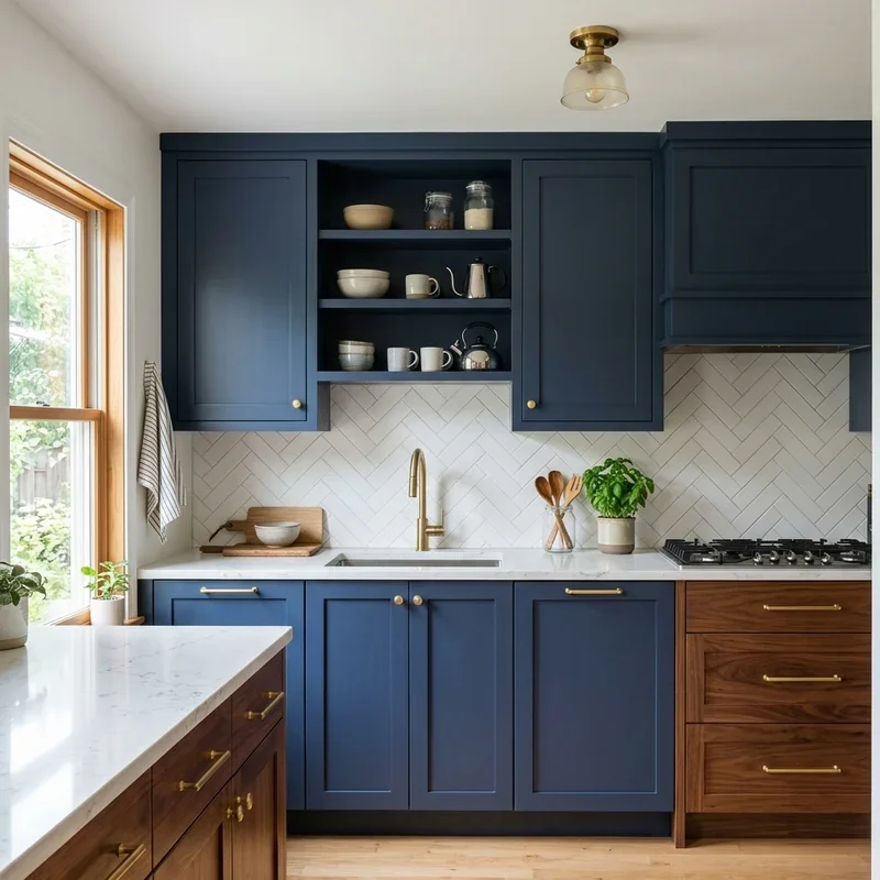Blue and Gold Kitchen Ideas
