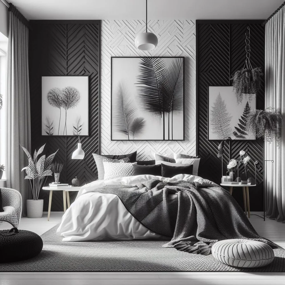 15 Chic Black and White Bedroom Ideas for Contrast