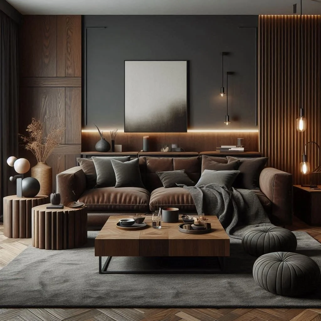15 Dark Brown Couch Living Room Ideas for Cozy Spaces