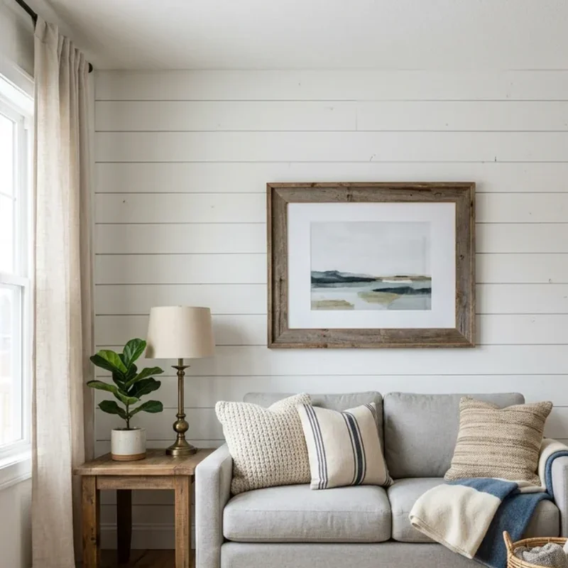 15 Shiplap Wall Living Room Ideas for Cozy Style