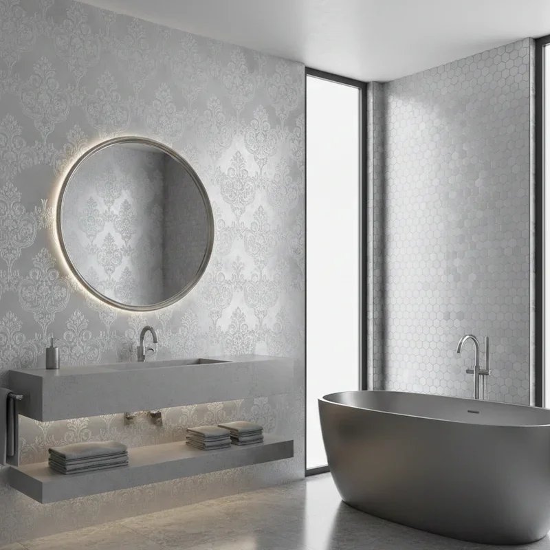 Silver Bathroom Ideas