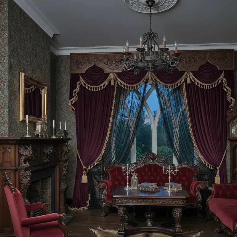 Victorian Gothic Living Room Ideas