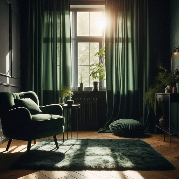 15 Stunning Dark Green Room Decor Ideas