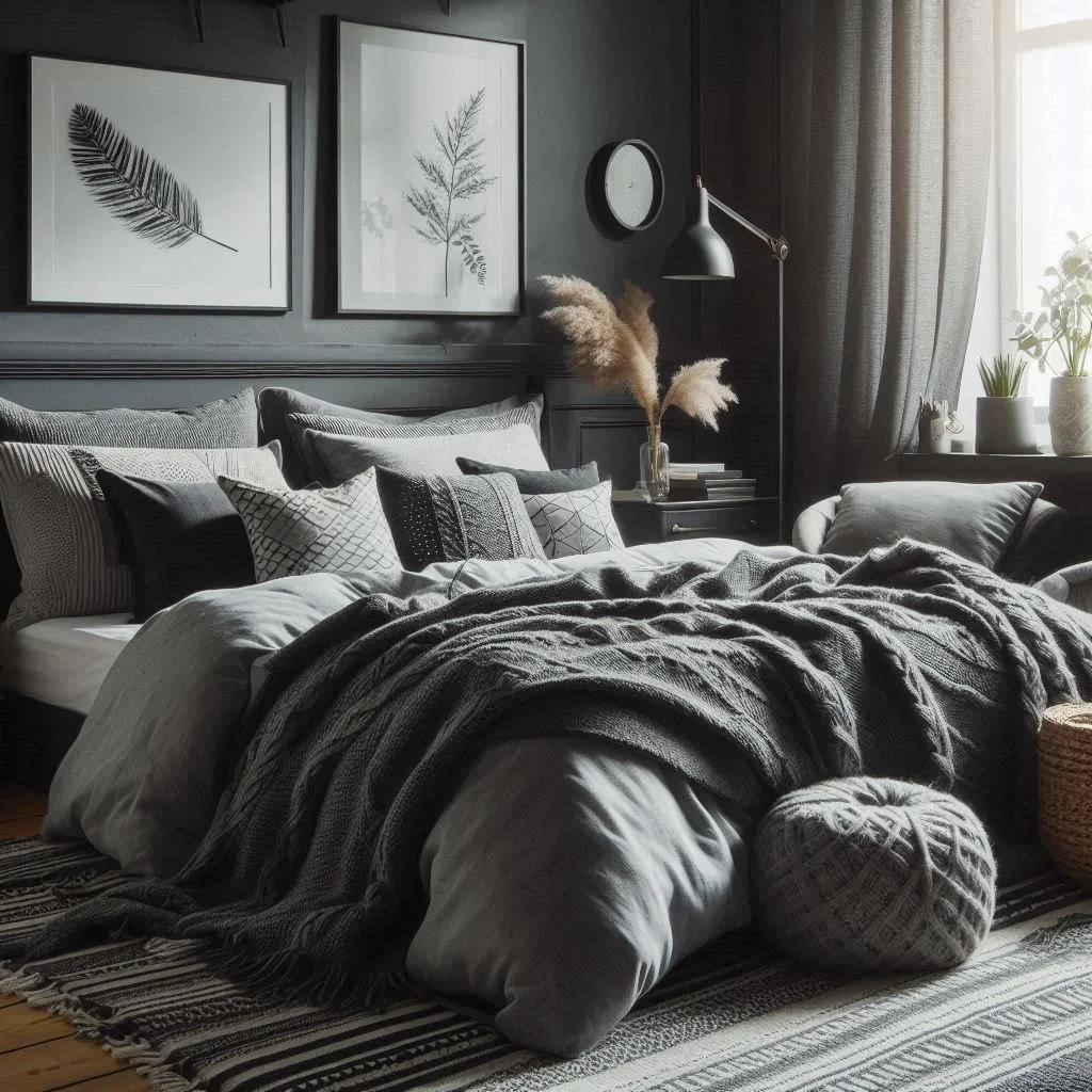 15 Sleek Black and Grey Bedroom Ideas for Elegance