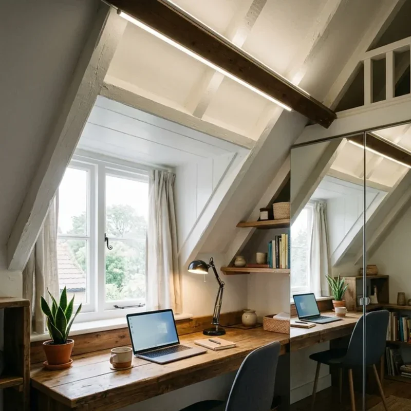 Small Attic Office Ideas