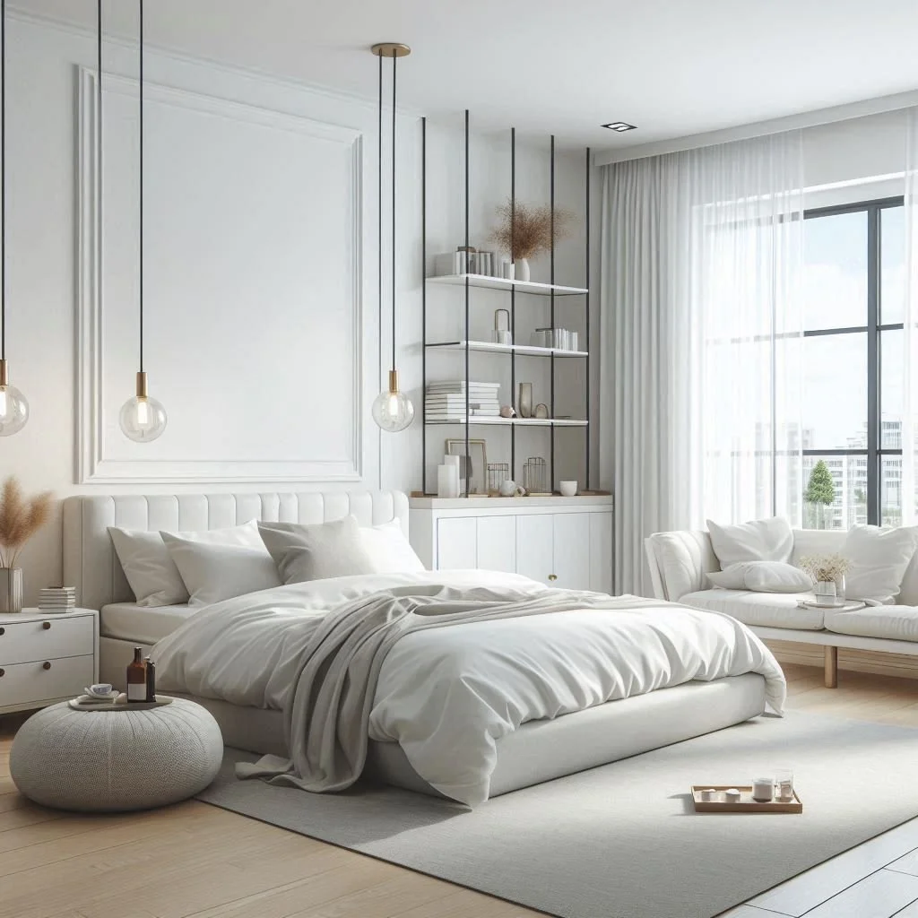 15 Sleek Modern White Bedroom Ideas for Elegance