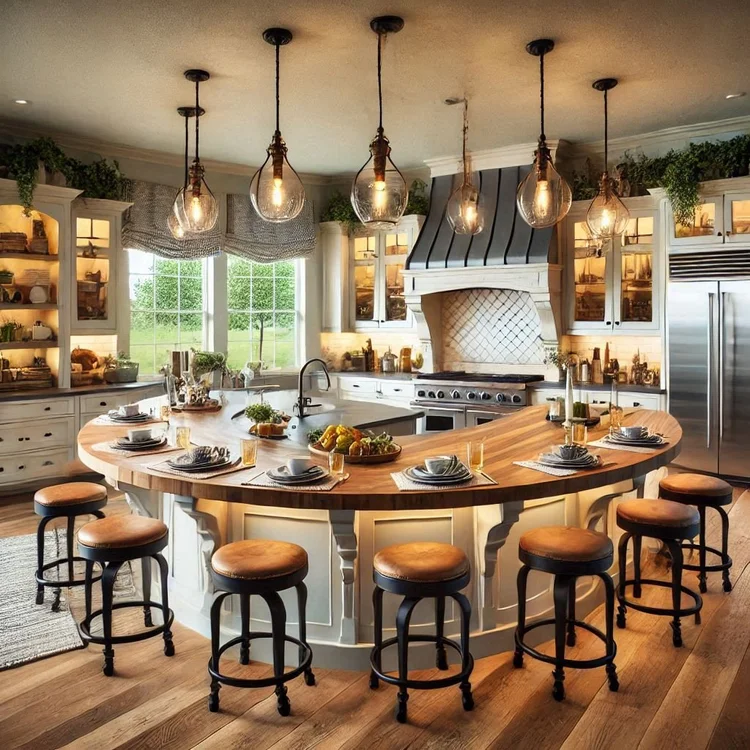 15 Stylish Kitchen Island Ideas with Seating