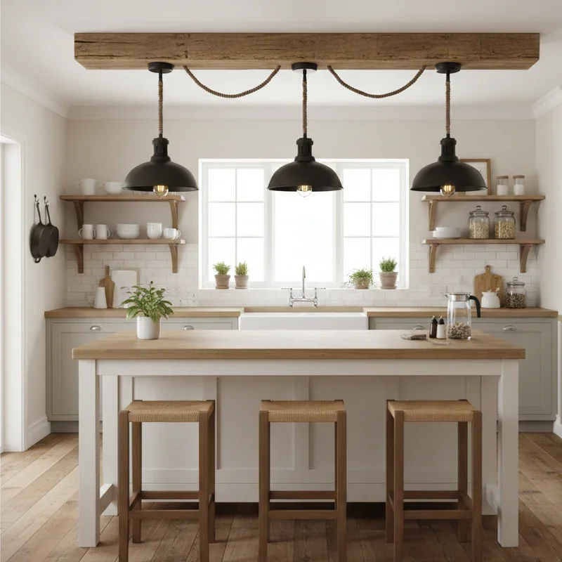 Farmhouse Kitchen Lighting Ideas