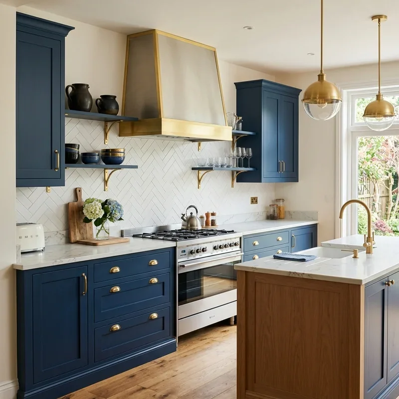 15 Blue and Gold Kitchen Ideas for Modern Homes