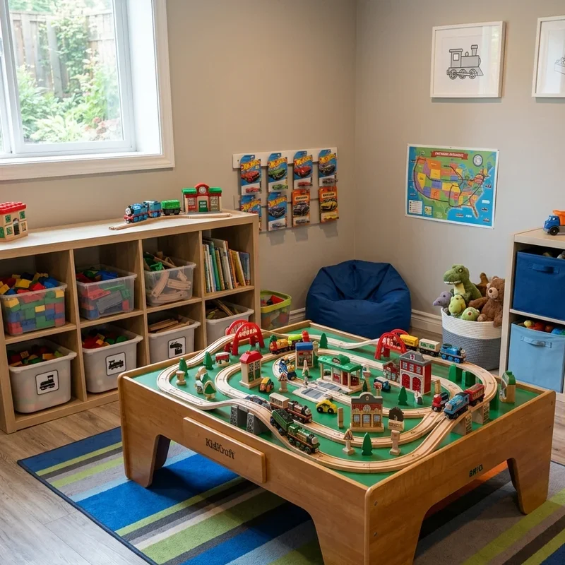 Boys Basement Playroom Ideas