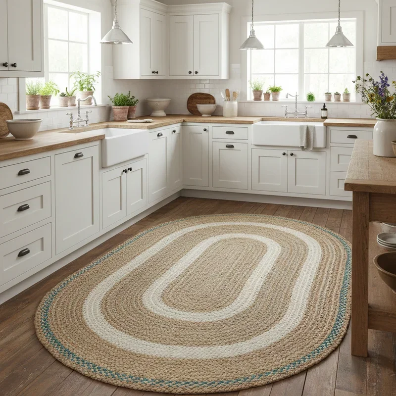 15 Farmhouse Kitchen Rug Ideas for Charming Decor