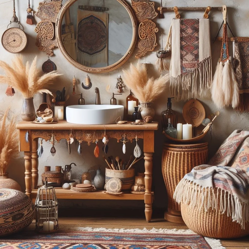 15 Boho Bathroom Decor Ideas for Free-Spirited Style