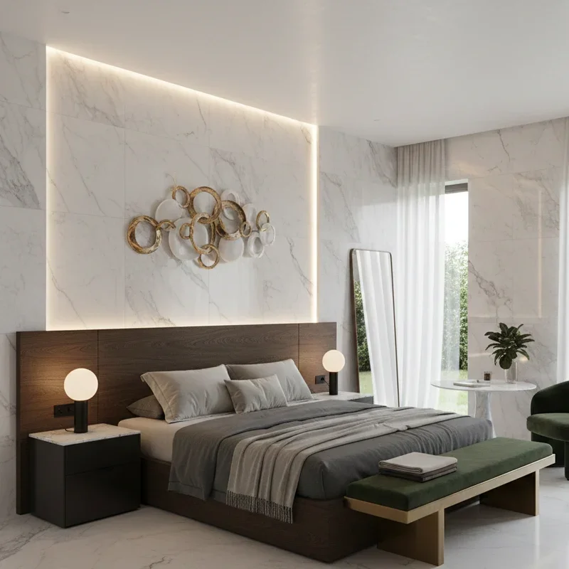 Marble Bedroom Ideas