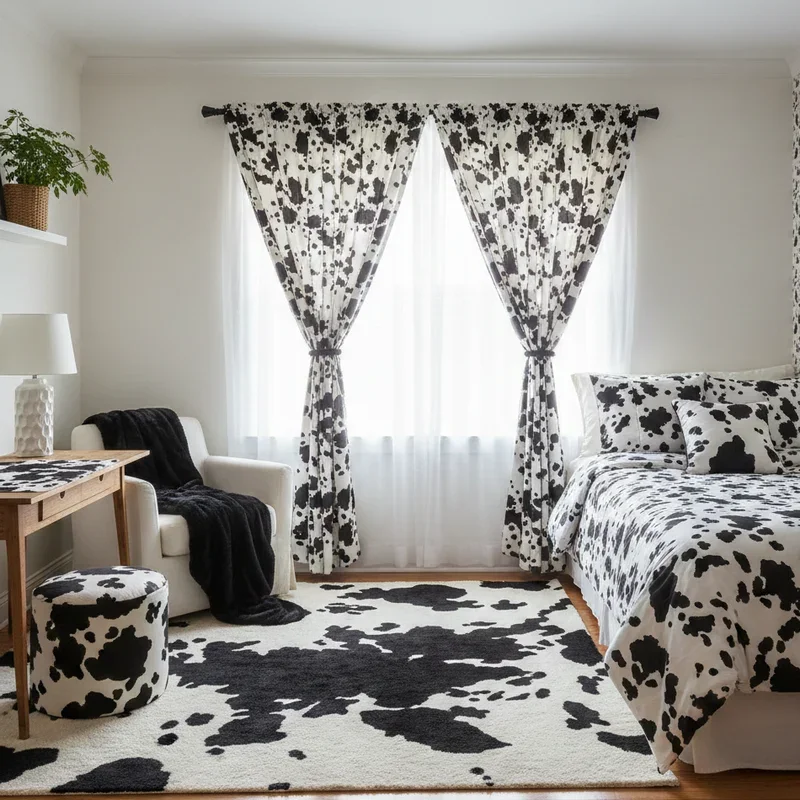 Cow Print Room Ideas