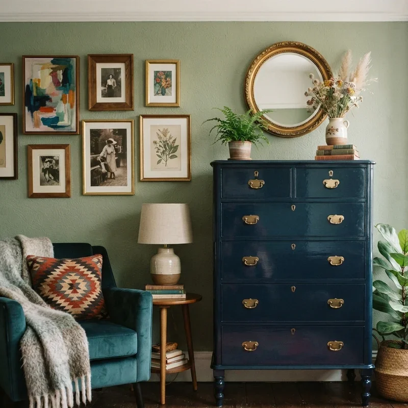 Tall Dresser in Living Room Ideas