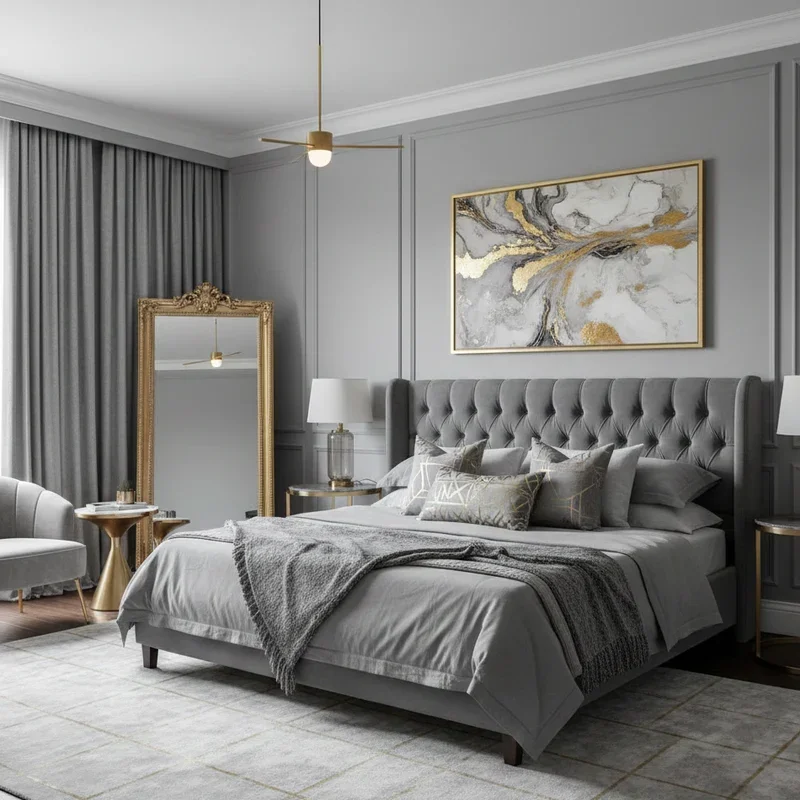Luxury Grey Bedroom Ideas