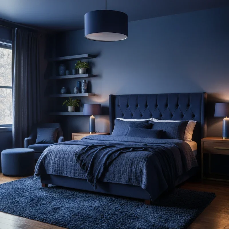 Navy Blue Room Ideas