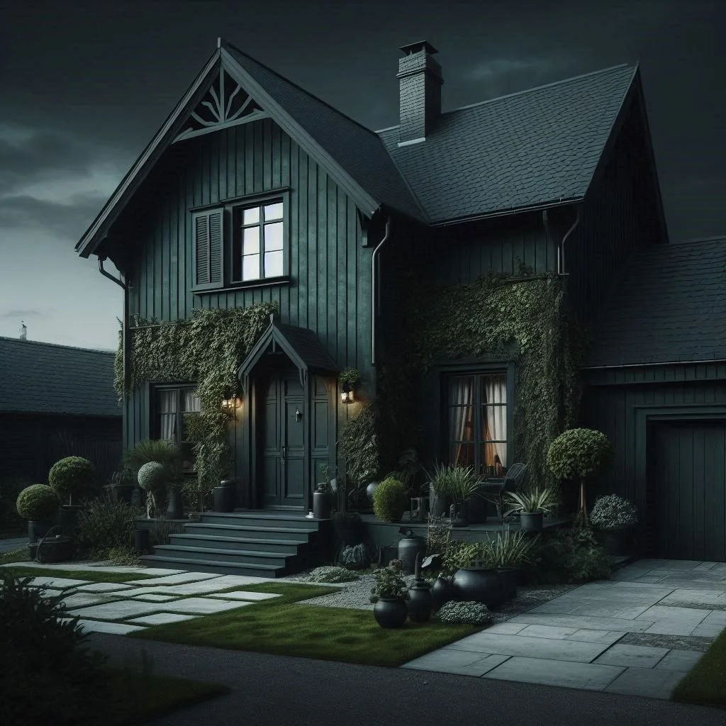 15 Dark Green House Ideas for a Bold Look