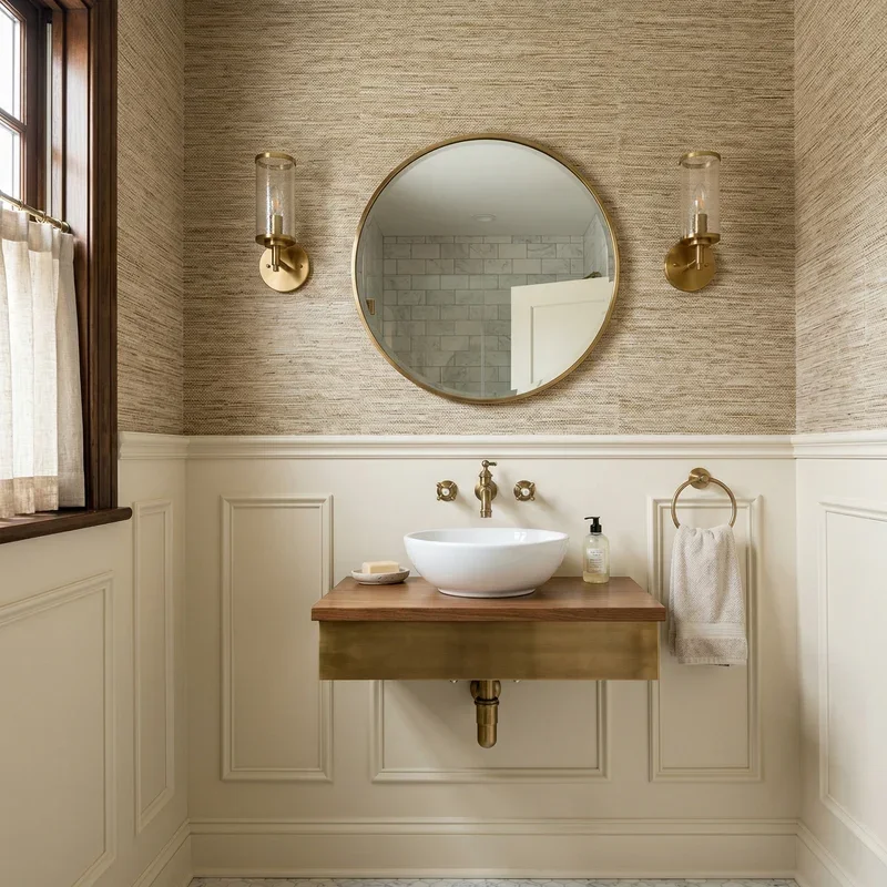 Powder Room Wainscoting Ideas