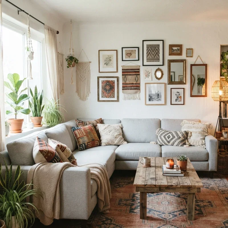 Light Grey Sectional Living Room Ideas