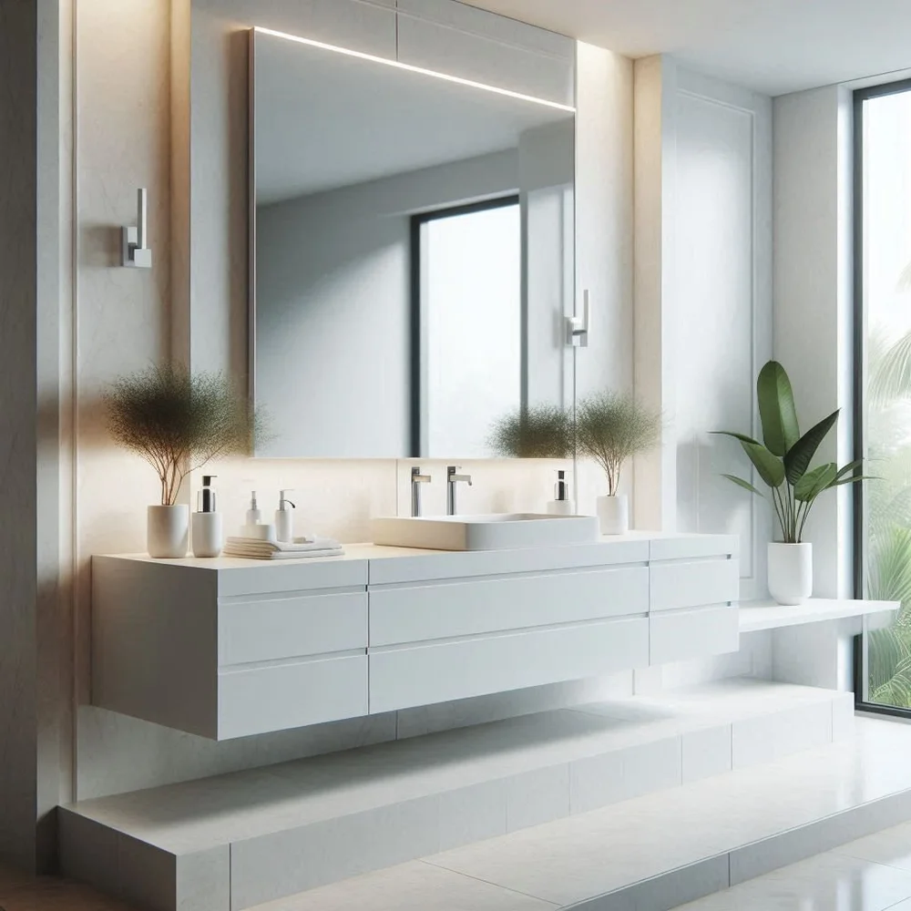 15 White Bathroom Ideas for a Clean Aesthetic