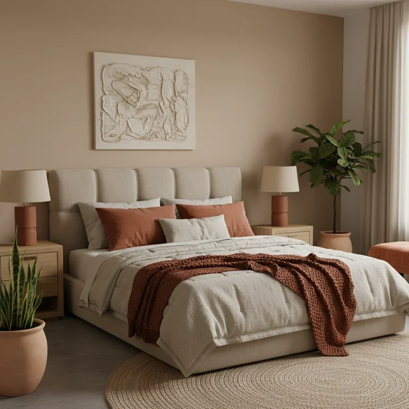 Modern Beige Bedroom Ideas