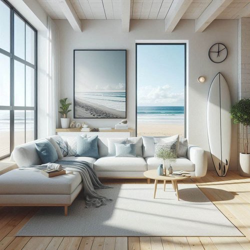 15 Beach Modern Coastal Living Room Ideas