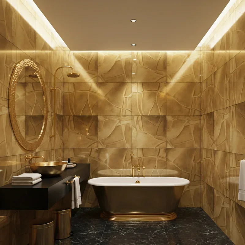 Gold Bathroom Ideas