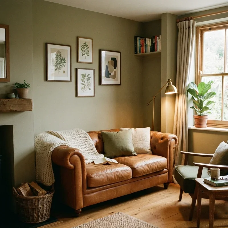 Tan Leather Sofa Living Room Ideas